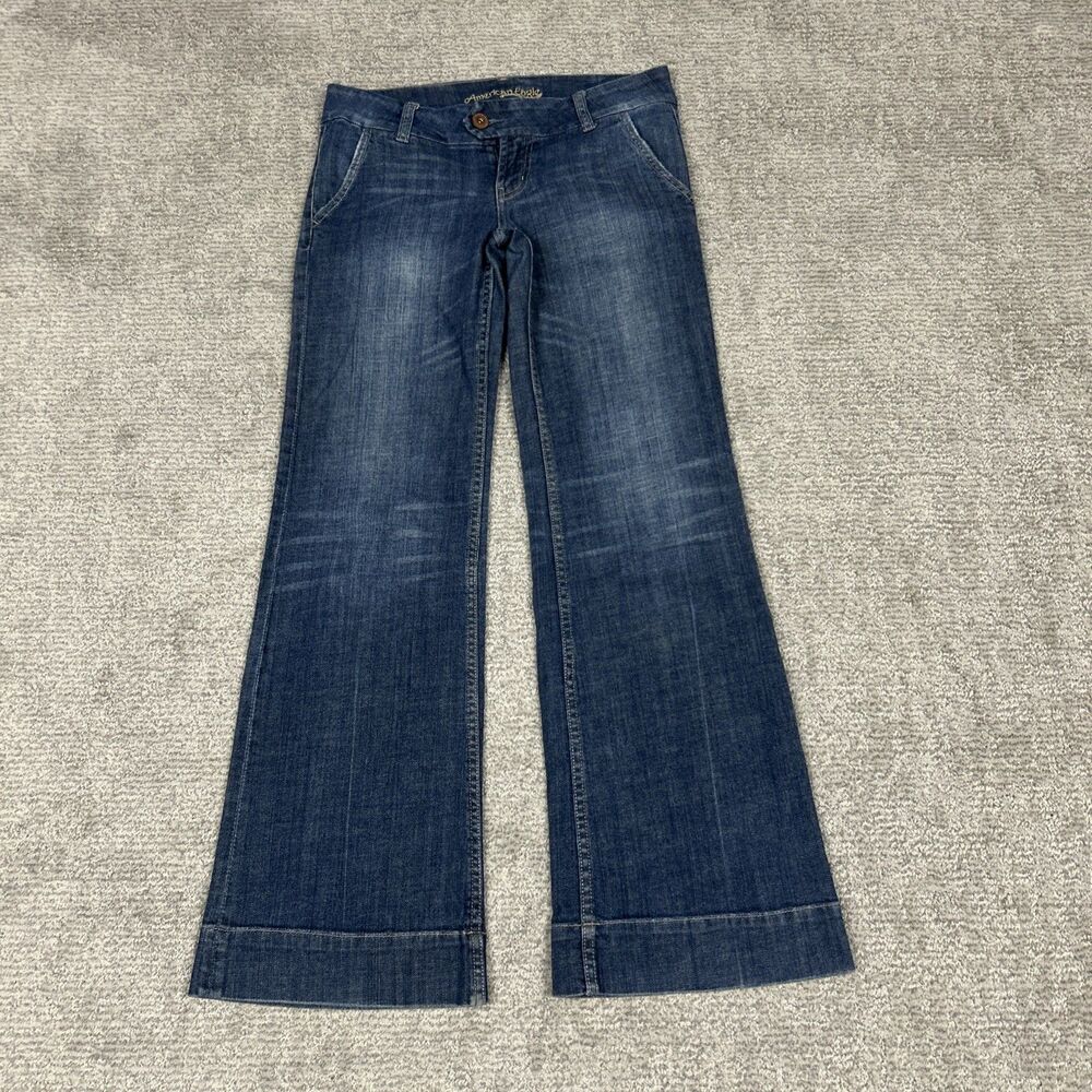 American Eagle Outfitters Dark Blue Flare Jeans